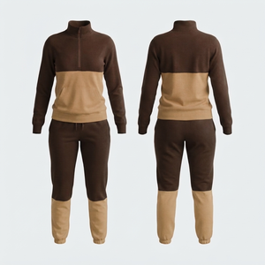Nueva Llegada: Conjunto Deportivo de Mujer de Alta Calidad con Cierre de Cremallera, Servicio OEM, Secado Rápido, Transpirable, Colores Sólidos, con Bolsillos Laterales - Product Image 2