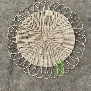 จานหวายสำหรับชาร์จสินค้ามาใหม่แผ่นรองจานหวายสานด้วยมือแผ่นรองจานหวายจากเวียดนามขายดี - Product Image 2