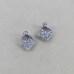 Round Cut Natural Diamond Ladies <b>Stud</b> Earrings Womens 1.29 Cttw 925 <b>Sterling</b> <b>Silver</b> Prong Set Trendy Wholesale Jewelry - Product Image 3