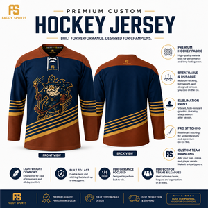 Maillot de hockey sur glace personnalisé par sublimation, uniforme de hockey professionnel à lacets, équipement de sport respirant de haute qualité pour l'entraînement d'équipe - Product Image 5