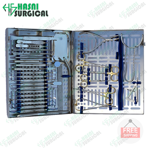 Kit d'instruments parodontaux de qualité supérieure, 33 pièces, en acier inoxydable, pour implants dentaires, chirurgie orthodontique et chirurgie buccale - Product Image 3