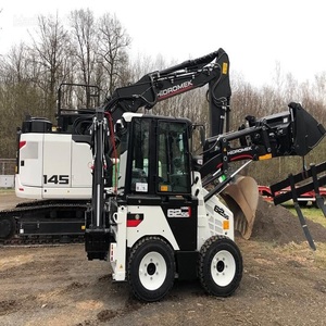 Chargeuse-pelleteuse compacte sur chenilles Hydromek 62 SS, moteur diesel, noire, godet de 0,45 m³, polyvalente, faible consommation de carburant - Product Image 5