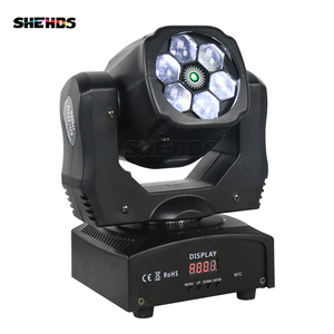 ไฟหัวเคลื่อนที่ SHEHDS 6x15W RGBW Beam Moving Head Light รุ่น Six Bees Eyes พร้อมเลเซอร์ - Product Image 3
