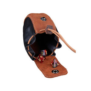 Leather Dice Cup With Crocodile Pattern Embossed Design Handmade Luxury Dice Storage Bag For Adults - Product Image 2