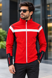 Veste Softshell Homme Personnalisée en Gros – Premium, Respirante, Légère, Imperméable, Coupe-Vent pour Randonnée et Loisirs - Product Image 6
