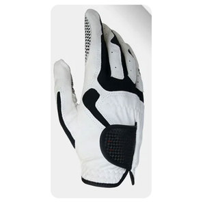 Right Hand Men's Golf Glove Micro Fiber Non slip White <b>Single</b> Pack Custom Design Top Quality Sports Wear Golf Gloves Oem - Product Image 4