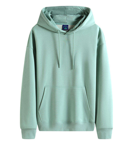 เสื้อฮู้ดแฟชั่นใหม่สำหรับผู้ชาย สไตล์ลำลอง แขนยาว สีพื้น มีกระเป๋า ผ้าทอเนื้อบาง สำหรับฤดูใบไม้ผลิและฤดูใบไม้ร่วง - Product Image 3