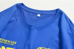 Camisetas de Verano para Hombre, Tallas Grandes, Personalizadas, de Primera Calidad, con Estampado Ligero, Hombros Caídos, Algodón/Poliéster 80/20 - Product Image 5