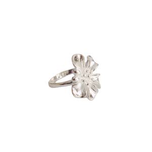 Anillo de Plata de Ley 925 con Diseño Floral para Mujer, Estilo Religioso, Joyería India - Product Image 1
