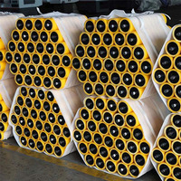 Rouleau de guidage UHMWPE sur mesure pour convoyeur à bande polymère, idéal pour les systèmes de transport de matériaux en vrac