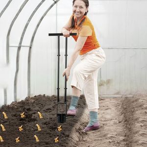 Attrezzo da Giardino Ergonomico 5-in-1 Multifunzionale con Manico Lungo per Piantare Bulbi, Scavo Senza Sforzo e Senza Piegarsi - Product Image 1