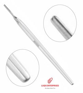 Manche de bistouri Barron en acier inoxydable, manche de couteau chirurgical réutilisable, autoclavable, instrument médical - Product Image 1