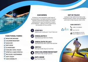 Tela de Punto Personalizada Directo de Fábrica, 92% Poliéster y 8% Elastano, Tejido Transpirable para Uniformes Deportivos con Función Elástica - Product Image 3