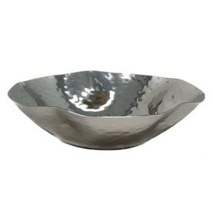 Wholesale Premium <b>Small</b> Polished Enamel Aluminum Eco-Friendly Handmade Modern Design Customizable Serving Bowl Tableware ROSHAN - Product Image 3