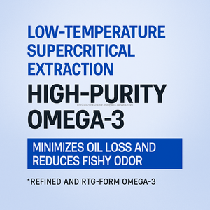 อาหารเสริมต้านอนุมูลอิสระสำหรับผู้ใหญ่แคปซูลน้ำมันปลาโอเมก้า3 60นับการดูดซึมสูง - Product Image 5