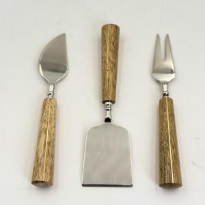 Cheese Knife <b>Set</b> Stainless Steel with <b>Wooden</b> Handle Perfect Cutlery for Restaurant Kitchen Lowest Price in india - Product Image 4