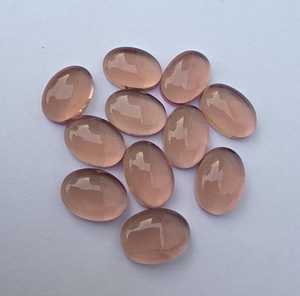 Pierre précieuse naturelle ovale cabochon à dos plat calibrée pour la fabrication de bijoux, vente en gros, objet de collection - Product Image 3