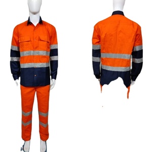 Ropa DE SEGURIDAD reflectante de algodón personalizada para hombre Traje de caldera para hombre Monos Overoles Ropa DE TRABAJO - Product Image 1