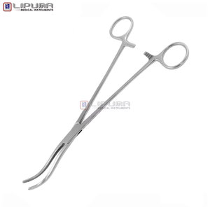 Pinzas Pediculares de Alta Calidad de 23.0CM, Instrumentos Médicos Quirúrgicos Urológicos y Vasculares Manuales con Estándar de Seguridad MOL - Product Image 4