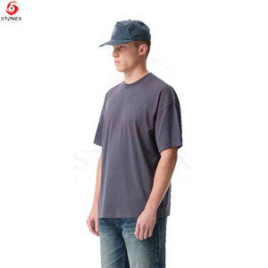 เสื้อยืดทรงบ็อกซี่พรีเมียมสำหรับผู้ชาย ผ้าฝ้ายนุ่ม สวมใส่สบาย ทรงโอเวอร์ไซส์ สไตล์สตรีทแวร์ เป็นมิตรต่อสิ่งแวดล้อม ระบายอากาศได้ดี ดีไซน์ปรับแต่งได้ ใส่ลำลองหรือออกกำลังกายได้ - Product Image 4