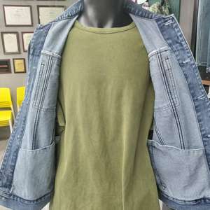 Veste en jean pour femme Outfitize avec franges en strass, design à pompons, style western, veste en jean scintillante pour femme - Product Image 2