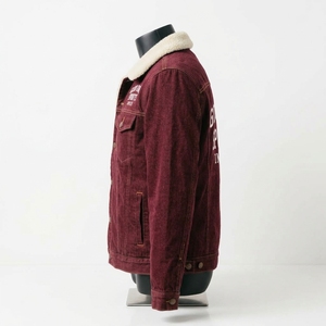 New <b>Men's</b> Winter Thicken Sherpa <b>Lined</b> Denim <b>Jacket</b> Wool <b>Jacket</b> Warm Jean Denim <b>Jacket</b> With <b>Fur</b> - Product Image 3