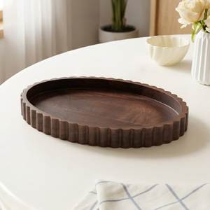 New Modern Design Luxury Polished Handmade Wood Serving <b>Tray</b> for Home and Hotel Use at Wholesale Price From Indian Manufacturer - Product Image 5