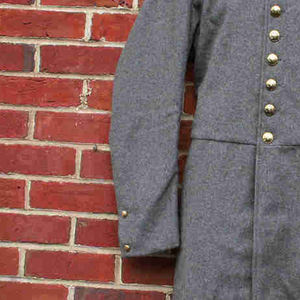 Abrigo de Vestir Estilo Americano de Época, Reproducción Tradicional Americana con Botones - Product Image 4