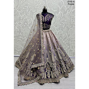 Colecciones de Vestidos de Novia de Terciopelo Indio Fabzone FZBELLA con Trabajo Zarkhan - Product Image 6