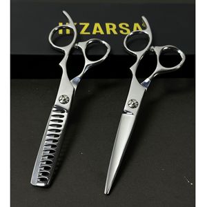 Ciseaux de coiffure ergonomiques pour droitiers 440c, ciseaux professionnels de salon, acier inoxydable 440c, coupe de précision sécurisée - Product Image 3