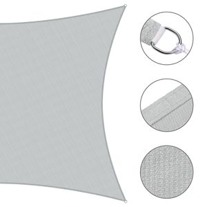Tenda Parasole Rettangolare Grigia 13 x 10 Piedi, Elegante Copertura per Esterni per Casa e Giardino - Product Image 6