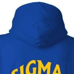 เสื้อฮู้ด Sigma Gamma Rho สีน้ำเงินรอยัลสำหรับผู้หญิง ชมรมพี่น้องชาวกรีก เสื้อฮู้ดแบบสวมหัว ผ้าฟลีซ พิมพ์ลายตัวอักษร ออกแบบเองได้สำหรับวิทยาลัย - Product Image 3
