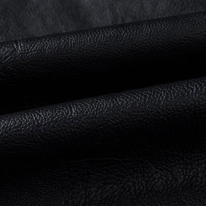 Veste en cuir pour homme, robuste, effet vieilli, coupe ajustée, décontractée, en cuir véritable souple, style vintage, motard, streetwear, vêtement d'extérieur - Product Image 6