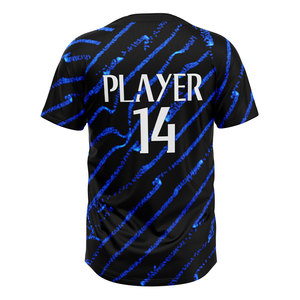 Uniforme Deportivo Personalizado para Equipos de Béisbol, 4 Camisetas con 2 Botones, 100% Poliéster, Impresión por Transferencia de Calor, Tallas Grandes para Adultos - Product Image 2