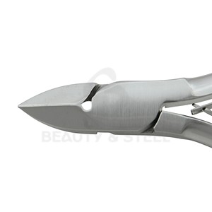 Professional Satin Stainless Steel Cuticle Nippers Precision Nail <b>Trimmer</b> Double Spring For Salon Manicure Pedicure - Product Image 6