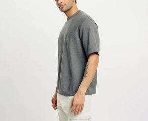 Camisetas de Gran Tamaño para Hombre, 100% Algodón de Alta Calidad, con Estampado Gráfico, Logotipo Personalizado en 3D, Secado Rápido, Transpirables, para Verano - Product Image 5