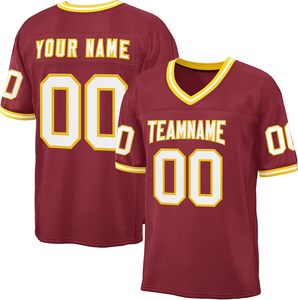 Proveedor de Camisetas de Fútbol Americano al por Mayor, Tela Interlock, Transferencia Térmica, Logotipo Personalizado OEM, Ropa Deportiva de Secado Rápido - Product Image 4