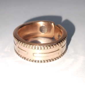 NEHA ENTERPRISES Brazalete de Cobre de Lujo Hecho a Mano y Adorno para Muñeca, Brazalete Abierto Ajustable Tipo Kada con Personalización - Product Image 4