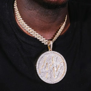 Hip Hop Moissanite Jewels All Fashion Iced Out Miami Hip Hop Heart <b>Locket</b> Pendant Moissanite Diamond Luxury Pendant 925 Sterling - Product Image 4