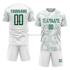 Conjunto de Uniforme de Fútbol Transpirable de Secado Rápido con Logotipo Personalizado, Jersey de Fútbol de Alta Calidad 100% Poliéster - Product Image 6