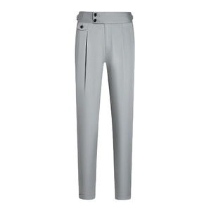 Échantillon Gratuit - Pantalon de Costume Homme Élégant et Décontracté, Coupe Droite, Léger et Écologique - Product Image 2