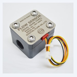 เครื่องวัดอัตราการไหลของน้ำมันแบบดิจิตอล ยี่ห้อเกาหลี รุ่น DGT-008AI เซ็นเซอร์วัดการไหลแบบโอวัลเกียร์ อลูมิเนียม PT 3/8 เกลียวใน - Product Image 4