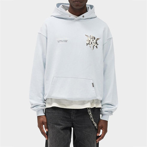 Men's <b>Custom</b> Screen Printing Pullover Hoodie Premium Cotton Fleece Casual Men's Sweatshirt With <b>Custom</b> Logo Supplier OEM - Product Image 1