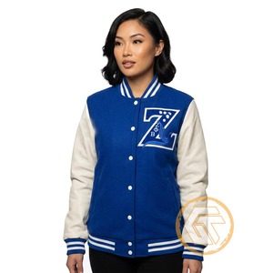 Chaqueta Universitaria Zeta Phi Beta Personalizada de Algodón de Alta Calidad, Transpirable, con Letras Bordadas y Escudo, Ropa de Sororidad - Product Image 1