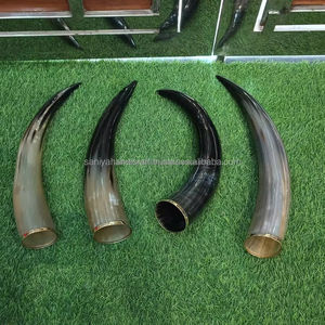 Viking authentique corne à boire faite à la main support en bois massif gravé à la main Style animal poli artisanat naturel utilisant l'artisanat - Product Image 3