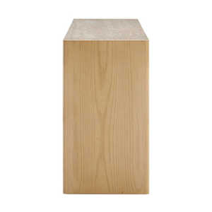 Mueble de Salón Moderno de Madera Maciza con 4 Puertas Planas, Mueble de Almacenamiento Minimalista para Interiores Minimalistas - Product Image 2