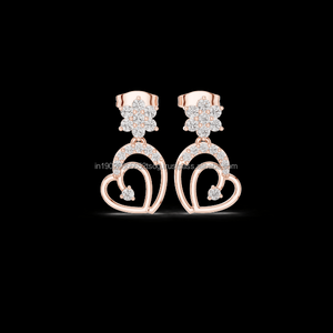 Moonlit Moss 14K Gold Minimalist Bar Stud Pendientes Modern Chic Trendy Jewelry en plata esterlina - Product Image 1