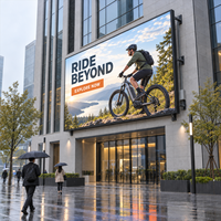 Panneau LED extérieur P5 960x960mm, installation rapide pour publicité extérieure de centres commerciaux, vente en gros d'usine, fournitures pour projets OEM