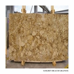 Golden Bleach Granite Slabs Customized Size Natural <b>Stone</b> Flamed Finish Bulk Wholesale Manufacturer - Product Image 1