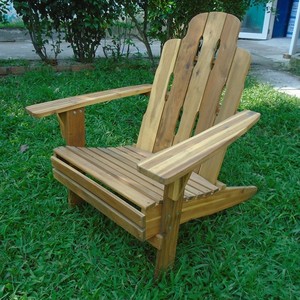 Directo de fábrica, juego de silla Adirondack y mesa auxiliar, compuesto de madera y plástico para Patio, jardín, piscina para hoteles - Product Image 6